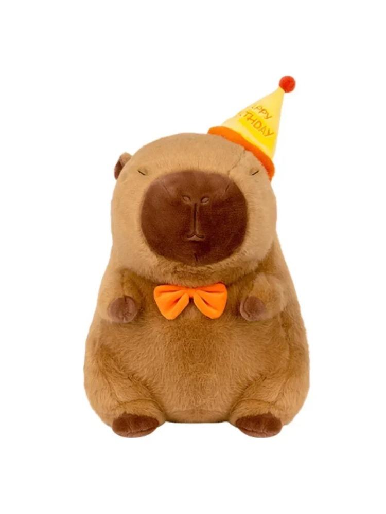 Capybara Plush Doll Cute Capibara Anime Fluffty Toy Kawaii Plushie Happy Birthday Doll Gift For Girl Friend Soft Stuffed Animals