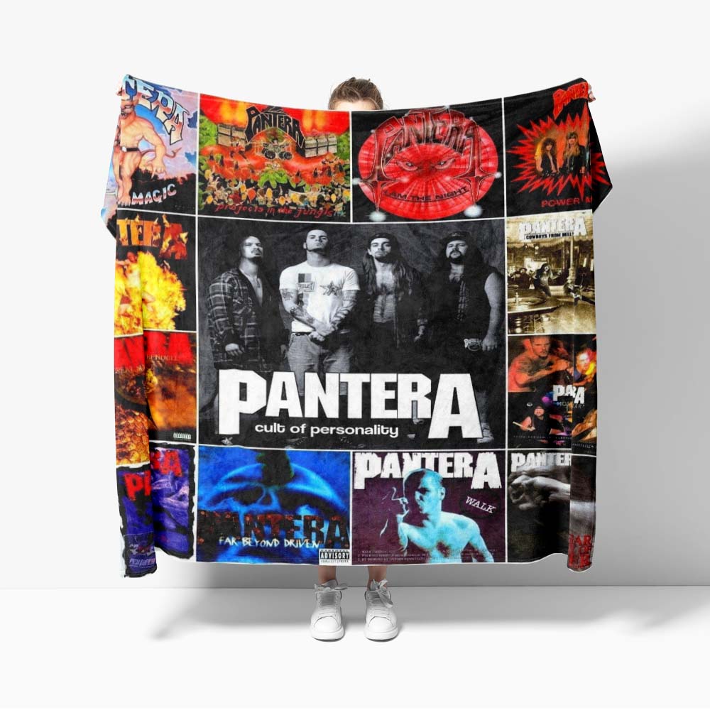 P-Pantera Flannel Blanket Sports for Sofa Decoration American Pop Hip Hop Throw Blankets Super Soft