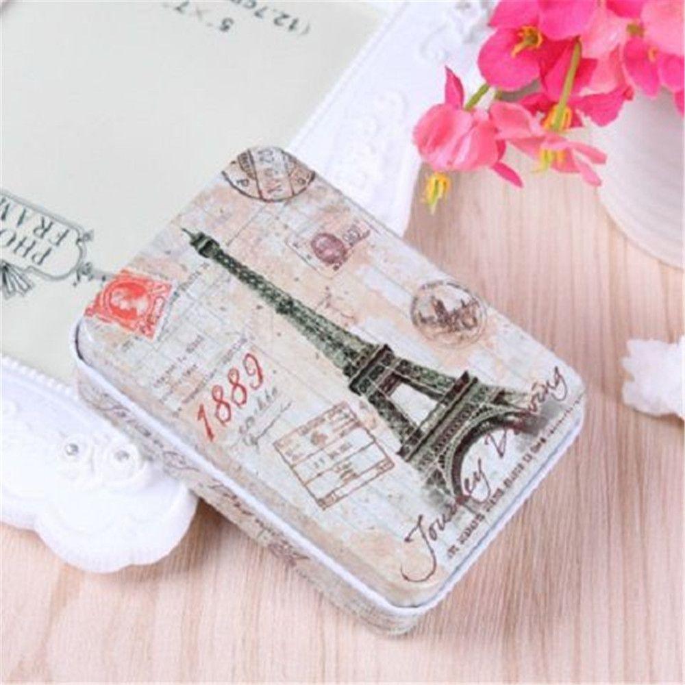 Organizer Box Iron Hairpin Jewelry Box Mini Cartoon Storage Boxes Dustproof
