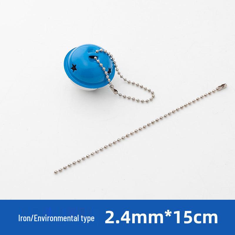 1.5/2.4mm Metal Ball Chain for Tags & Plush Toys - Round Bead Chain