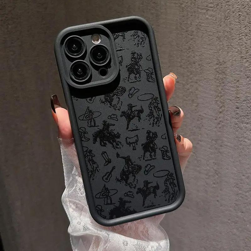 Horse Pattern Phone Case Anti-drop CellProtective Phone Case for IPhone 17 Pro Max 16 15 Pro 14Plus 13 12 11 XR X XS Cover