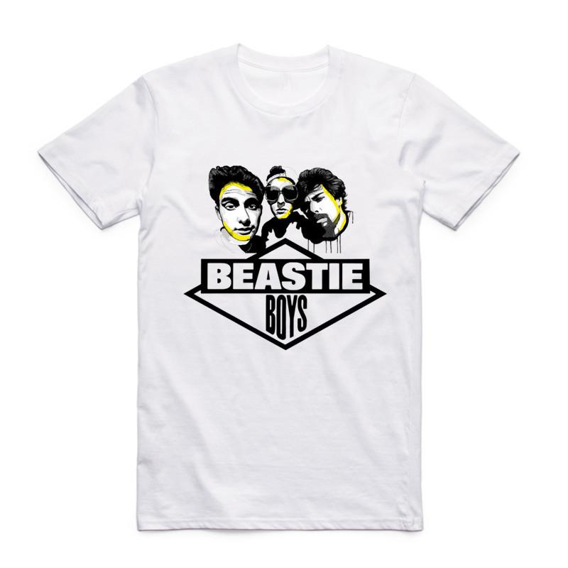 

2019 Fashion Men Print Beastie Boys Cool T-shirt O-Neck Short Sleeves Hip Hop Music T Shirt Hipster Tops Tees Harajuku Camisetas 4XL