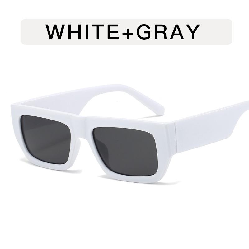 Retro Square Sunglasses Fashion Small Frames Men Women Shades Rectangle Vintage Yellow Leopard Sun Glasses Steampunk Eyeglasses