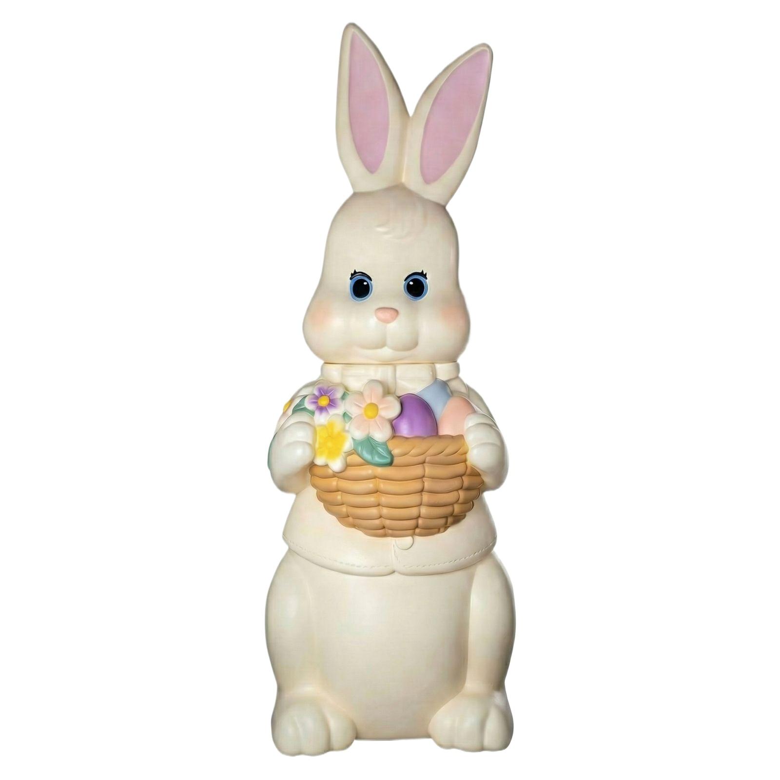 90cm Blow-molded Easter Bunny With Lights, Outdoor Decoration One Size
