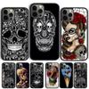 Skull Dracula Vampire Bats Horror Phone Case Cover For iPhone 17 Air 15 16 14 13 12 Pro Max 11 Pro Max Plus Coque