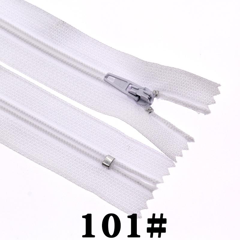 10pcs Nylon Coil Zipper 4"-24" (10 cm-60 cm) for Tailor Crafts, Sewing Clothes Zipper (20 Colors) Sewing Accessories