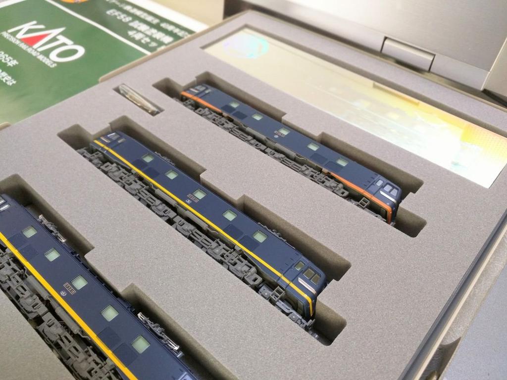 N gauge EF58 test painting machine 4-car set (N gauge 40th anniversary product) 10-260