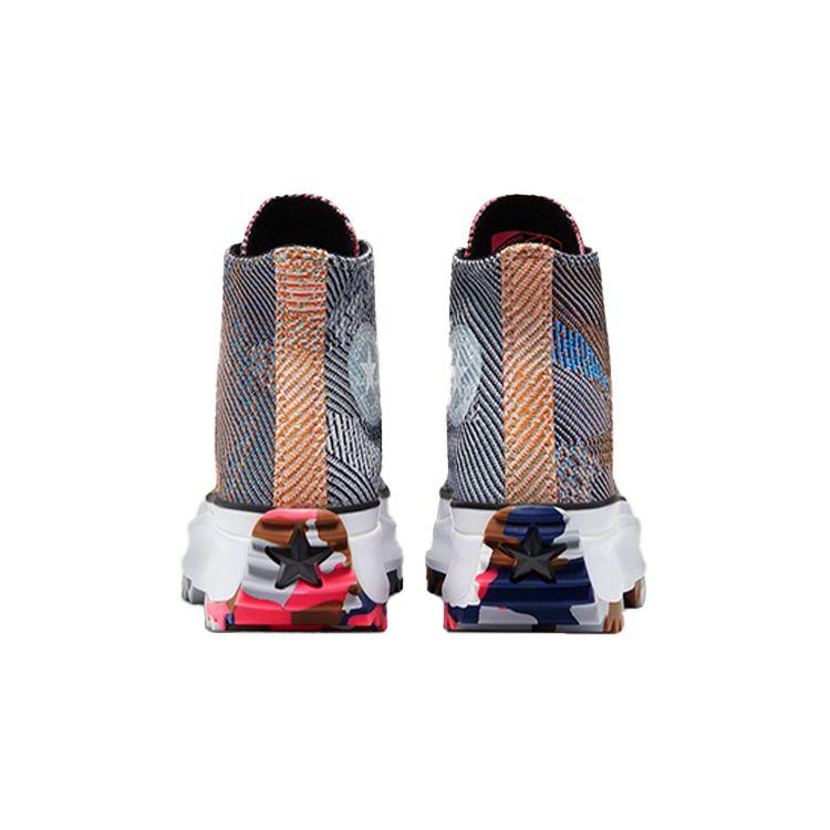 Converse Run Star Hike High Knit Mashup Unisex Sneakers Blue Digital-Blue Light-Zitron 170249C