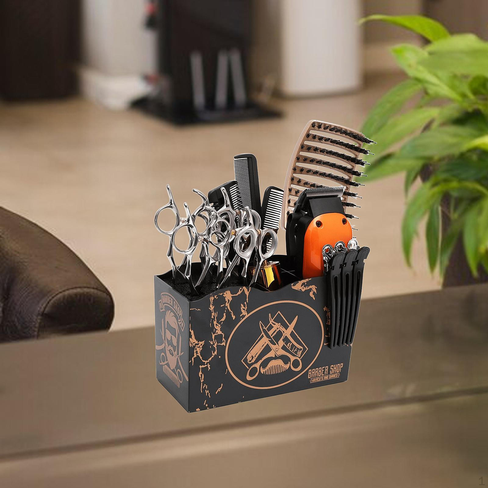 

Держатель для парикмахерских ножниц Коробка с инструментами Профессиональные принадлежности Ножницы для парикмахеров чёрный
