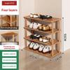 2-9Layer Small Household Shoe Storage Bamboo Simple Shoe Rack Shoe Rack Household Doorstep Storage Rack Tool Corner Organizer