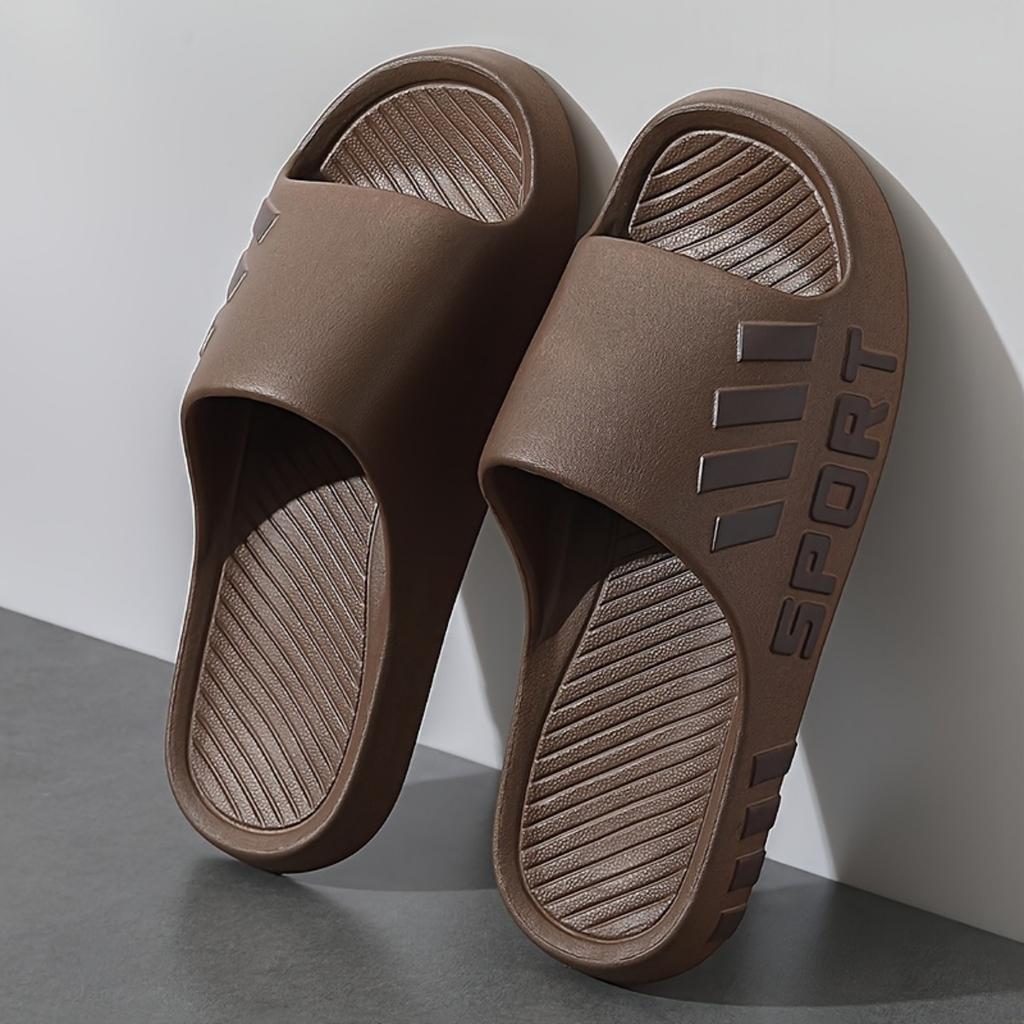 Men's Fashionable Slippers, Anti Slip and Odor Proof, Summer Beach Sandals, Comfortable Open Toe Slippers, Indoor and Outdoor Sandals