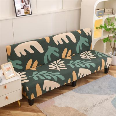 Folding Sofa Bed Cover for Living Room Armless Sofa Covers Elastic Spandex Material Soft Slipcovers