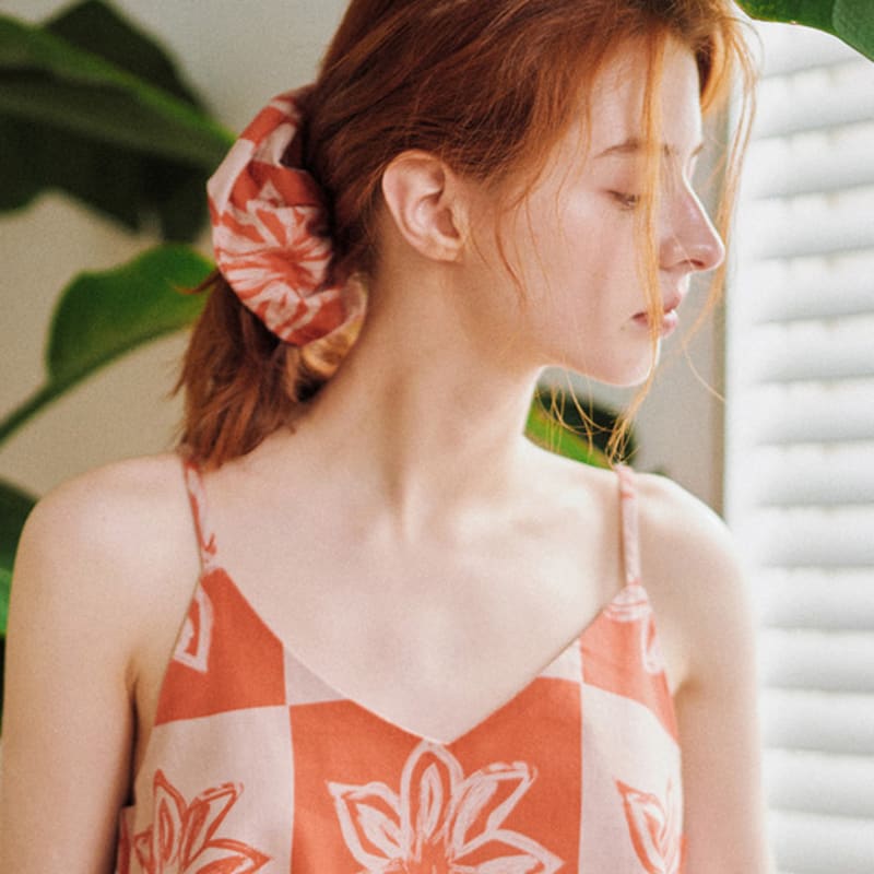 

ZZZ BY ULLALA Новая лаосская резинка-скранчи темно-оранжевая (32 шт.) FREE