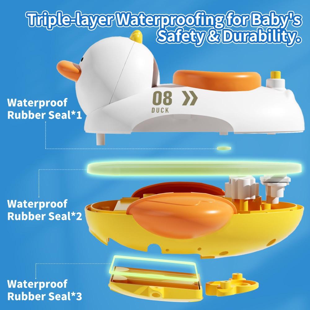 Rotation Bath Shower Head Electric Shower Toy Set Fun Baby Bath Water Toys  For Bathtub
