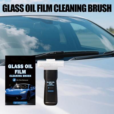 Bilglasoljefilmborttagare Glas Bilfönsterfläckborttagare Djuprengöring Utan att Skada Glas Rengör Snabbt Tar Bort Oljefilm