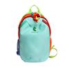 Schoolbag New Lightweight Outdoor Backpack Women's Hiking Mountaineering Men's and Women's Large Capacity Contrasting Color Dopamine Travel Small 