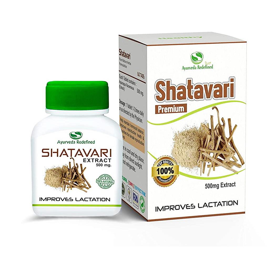 

Shatavari extract (60 tabs, 500 mg), Shatavari Extract, Ayurveda Redefined