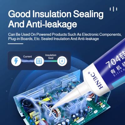 Insulating and Sealing Silicone Rubber Electronic Component Bonding Moisture-proof Waterproof Potting Insulating Adhesive 704