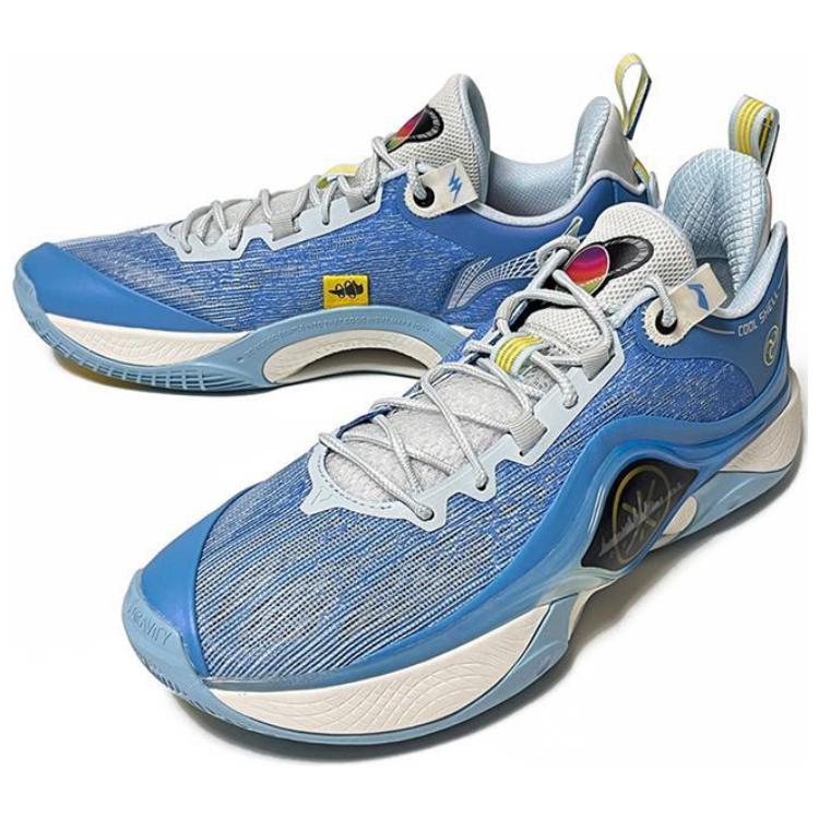 Li-Ning Way Of Wade Shadow 5 V2 Skyline Scarpe da Ginnastica da Uomo Blu Bianco ABPU009-8