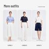 Navigare Women's Loose Fit Polo Shirt