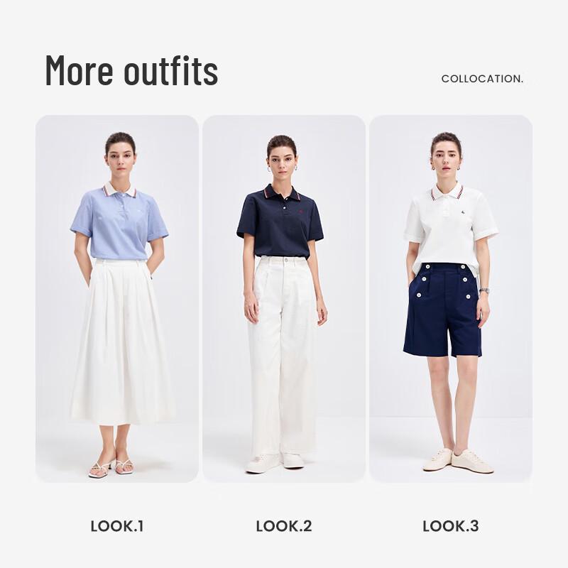 Navigare Women's Loose Fit Polo Shirt
