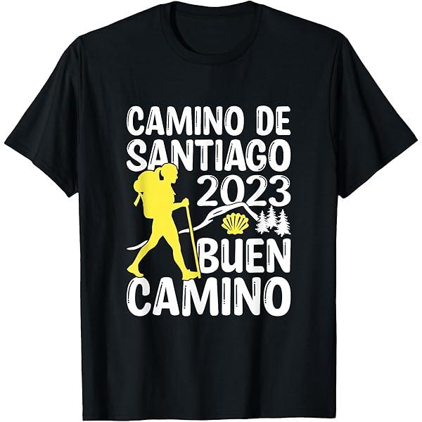 Novelty Camino De Santiago TShirt Unisex O Neck Pure Cotton T Shirts Short Sleeve Top Printed Tee high quality Streetwear