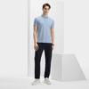 Fila Modern Heritage Cool Casual Breathable Fashion Commuter Short Sleeve Polo Shirt Men Tops Bamboo-Blue F11M431105FBU