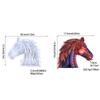 Durable Silicone Mold for Creating Horse Themed Wall Decor Great for Handmade Crafts and Artistic Crafts Wall Decoration