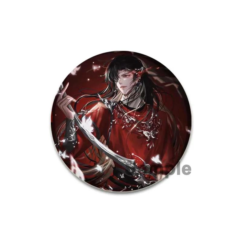 

32/44/58 мм брошка благословення небесного чиновника, значок Xie Lian Hua Cheng, шпилька ручної роботи, нагрудна шпилька для рюкзака, одягу, ювелірних аксесуарів 58mm