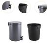 Trash Can with Step Pedal Simple Garbage for Bedroom Kitchen Room 12L