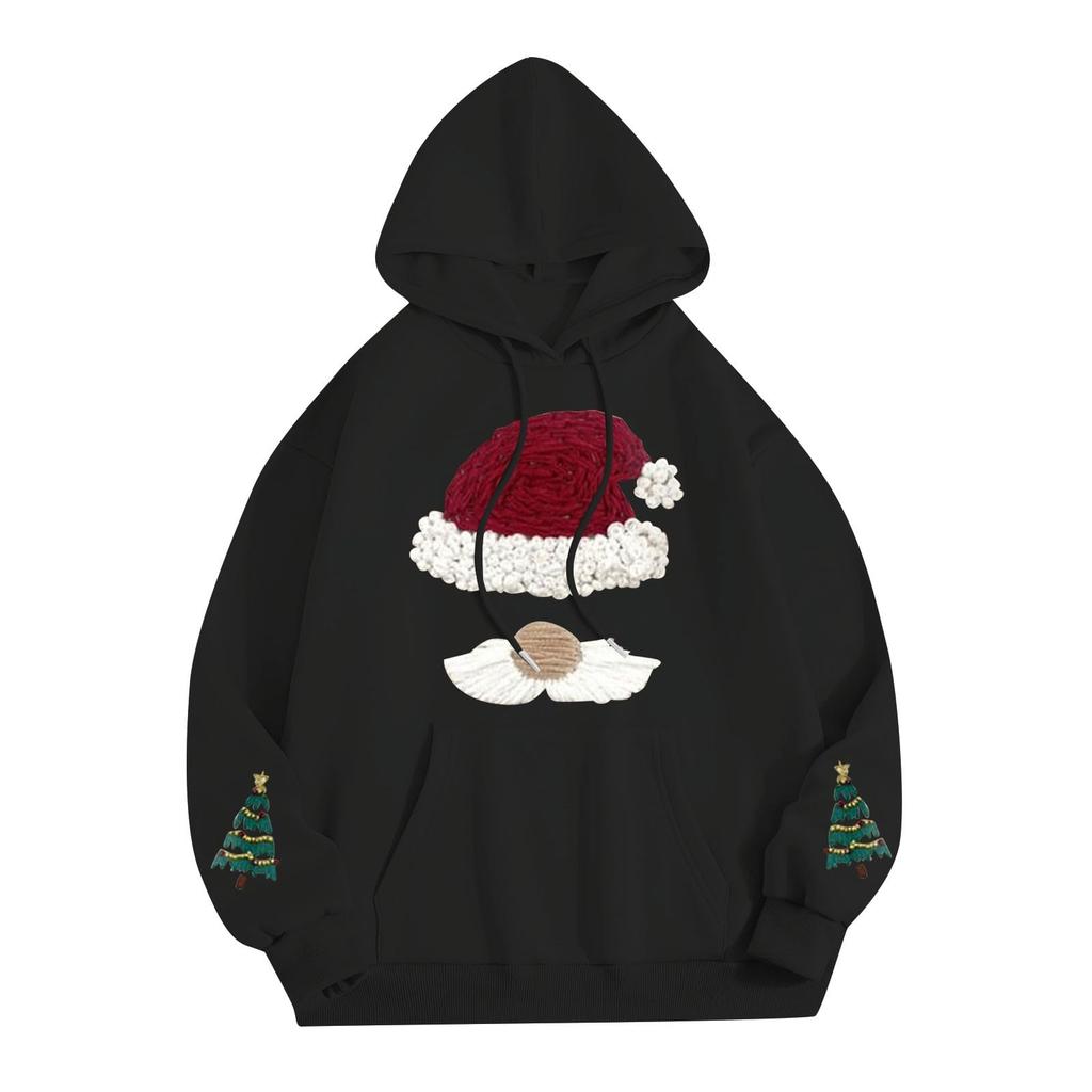 Women's Loose Comfortable Casual Fashionable Christmas Printed Long Sleeved Sweatshirt