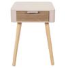 SHIREL Collection Wooden Bedside Table