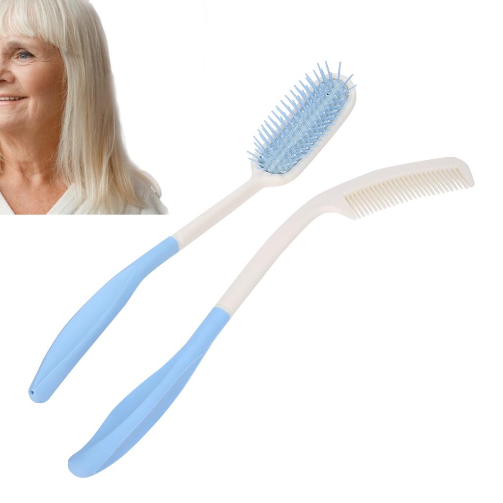 Extra Long Reach Hair Brush Elderly Long Handled Comb Air Cushion Hairbrush for Disabled