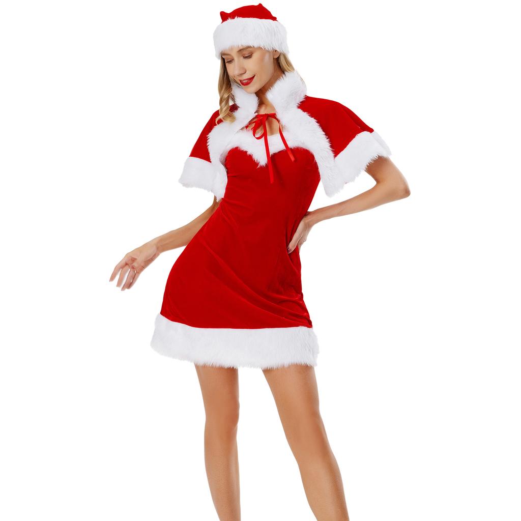 New Cosplay Christmas Costume Copay Costume Girls Cute Sweet Christmas Costume, Christmas Costume