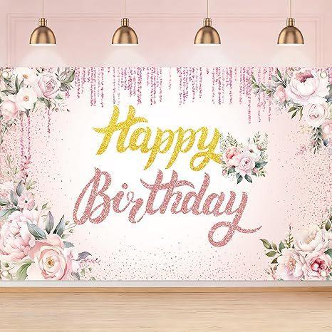 Birthday Party Background Event Decorative Banner Background Indoor and Outdoor Photography Photography Background