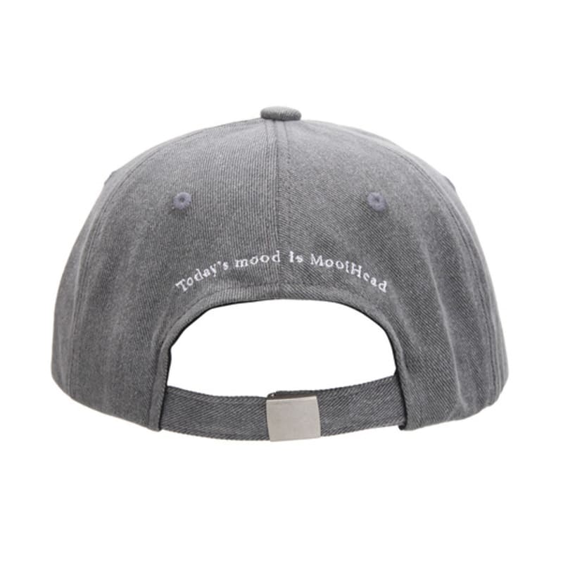 MooiHead Mooi Applique Pig Bio Ball Cap_Charcoal