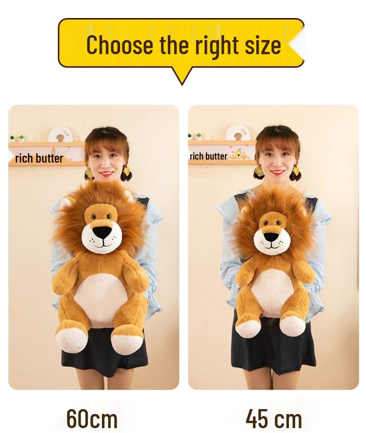 Jungle Animal Plush Lion Doll - Birthday Gift