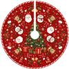 Snowman Christmas Tree Skirt Santa Claus Christmas Decorations Xmas Tree Foot Cover  Christmas