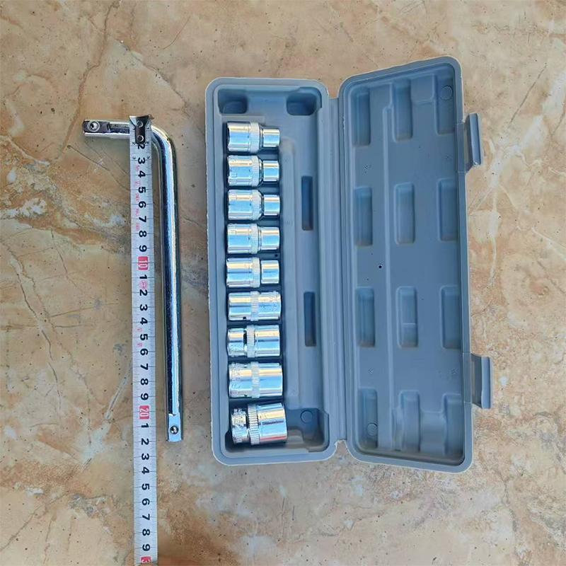 10Pcs Bicycle Motorcycle Car Repairing Tool Set 10 Pcs Socket Wrench Set