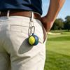 Yousheng Silicone Golf Ball Cover with Carabiner, Portable Standard Golf Ball Holder, Golf Ball Carrier Protective Sleeve, Golf Accessories, Gift for