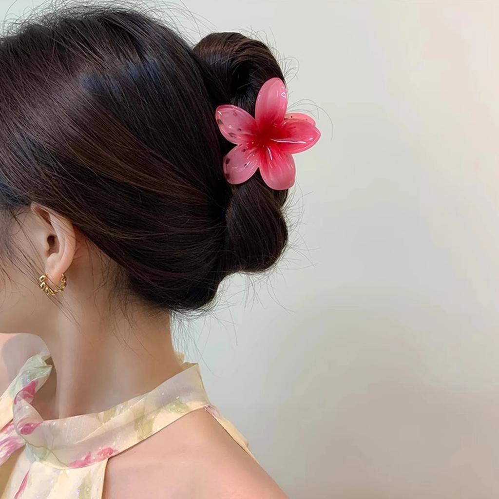 Modische Blumen-Haarspangen für Damen Bohemia Große Haar-Klammern Haarnadeln Spangen Hawaiianische Kopfschmuck-Accessoires Strand