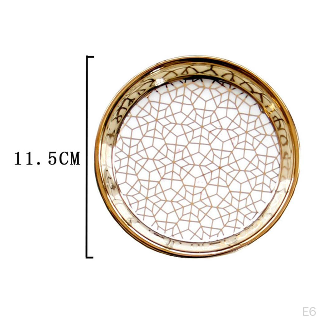 Piatto Ceramica Vassoio Delicato Gioielli Tavola Cucina Tavola Casa con per Collana