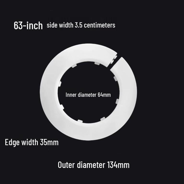Decorative Pipe Cover Ring for Air Conditioning and Heating Valves
