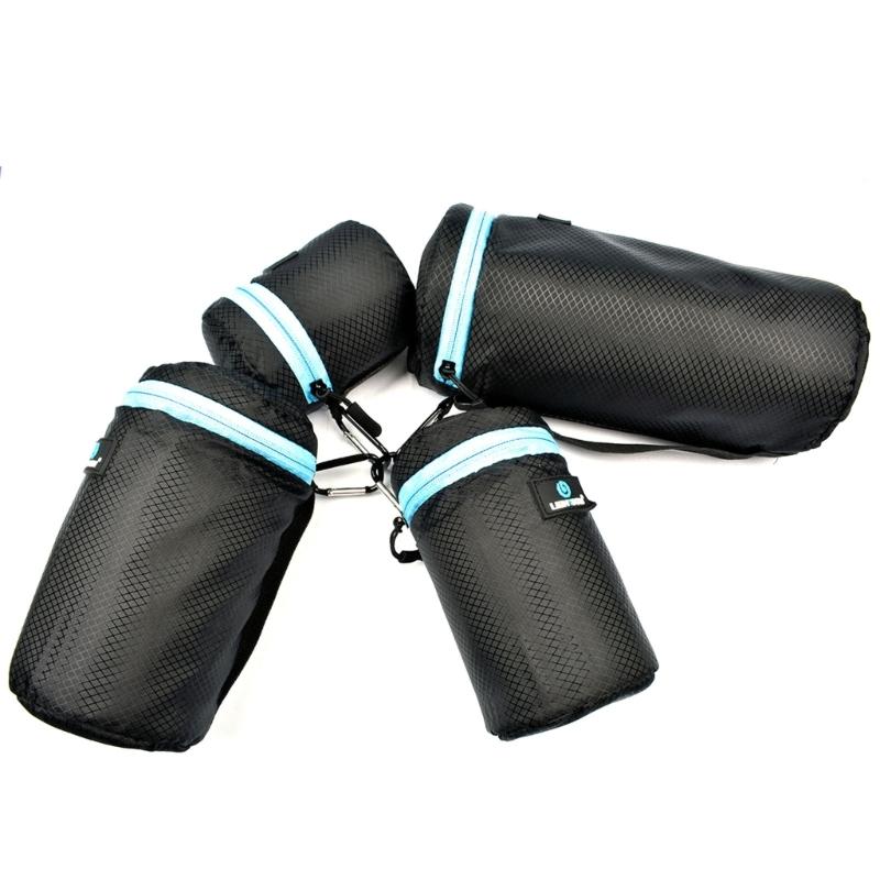 Camera Lens Pouch for Case Univeral for Telephoto Zoom Lens Zipper Bag Nylon Thickened Lens Protective Bag