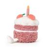 JC Cute Peach Birthday Cake Plush Doll Cushion - Perfect Girlfriend Gift