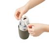 MOTTERU Anywhere Drip Thermos Bottle (Caramel Beige)  Thermos Stainless Steel Bottle, Hot Coffee, Coffee Thermos, Double-Layered Vacuum Wall,