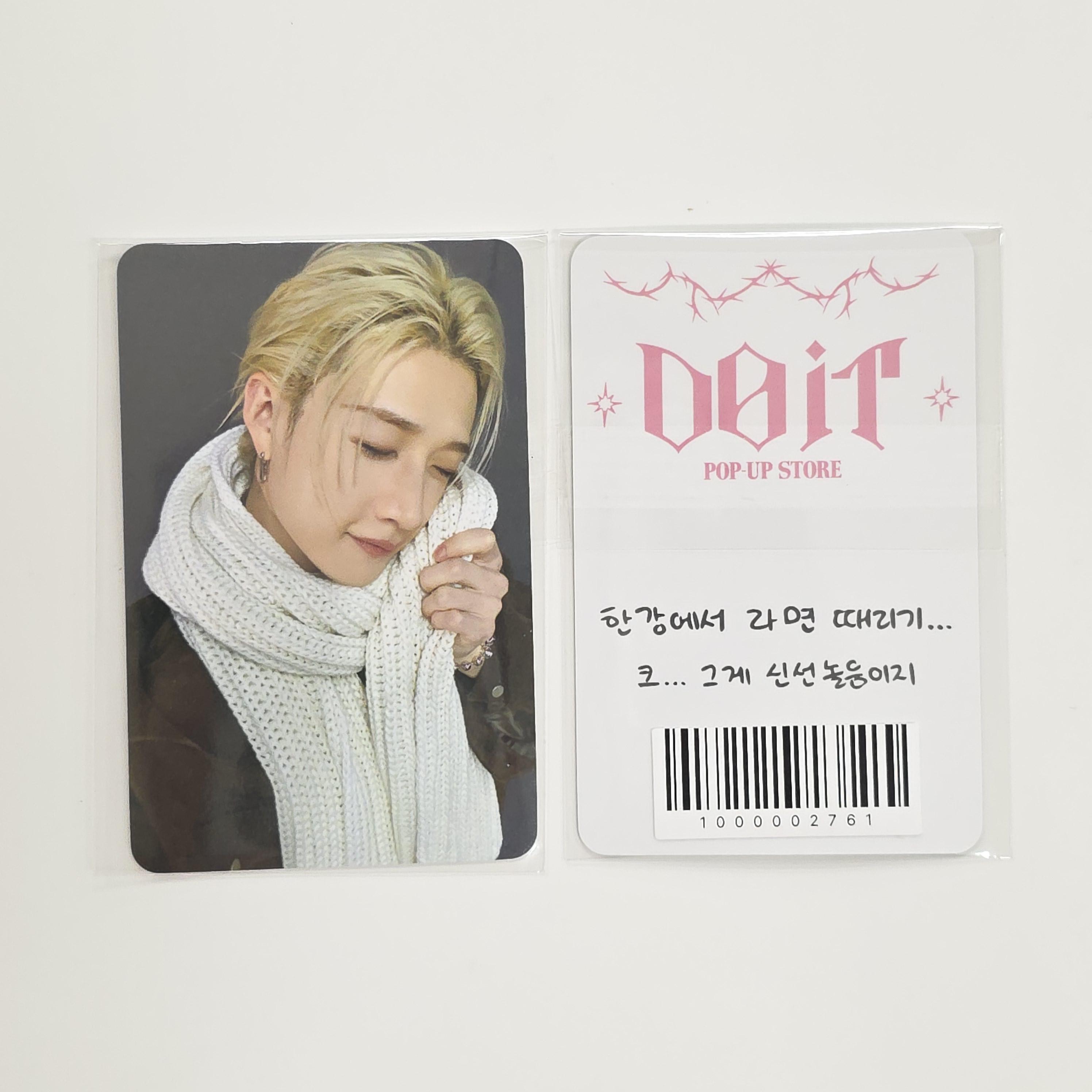 Stray Kids DO IT POP-UP Store FANS SHOP Spezielle Fotokarte Bang Chan