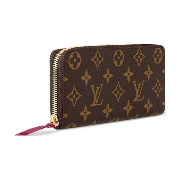 LOUIS VUITTON Clemence Wallet Monogram Fuchsia M60742