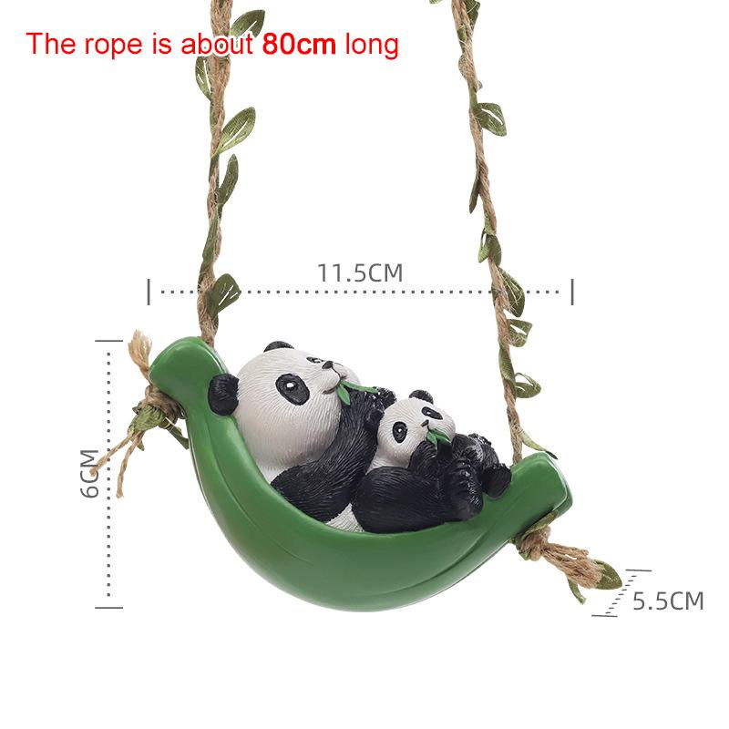 

Садовая подвеска в виде животного Милая смола для родителей и детей Подвесная деталь Садоводство Декоративное украшение Ландшафт Теплые подвески для влюбленных