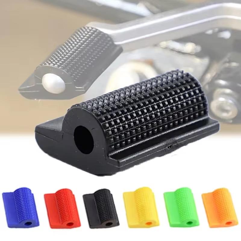 Universal Motorcycle Shift Pedal Rubber Cover Non-Slip Gear Lever Shift Pad Shoe Protector Foot Peg Toe Motorcycle Accessories